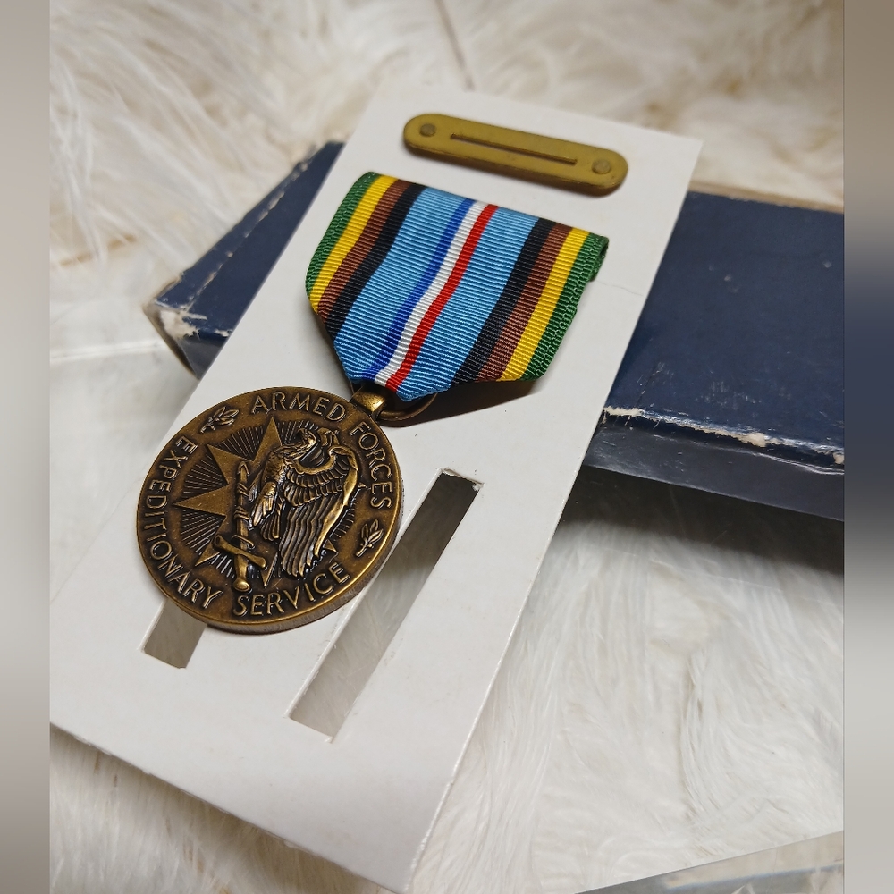 Military Medal of Expeditionary Service Vintage
